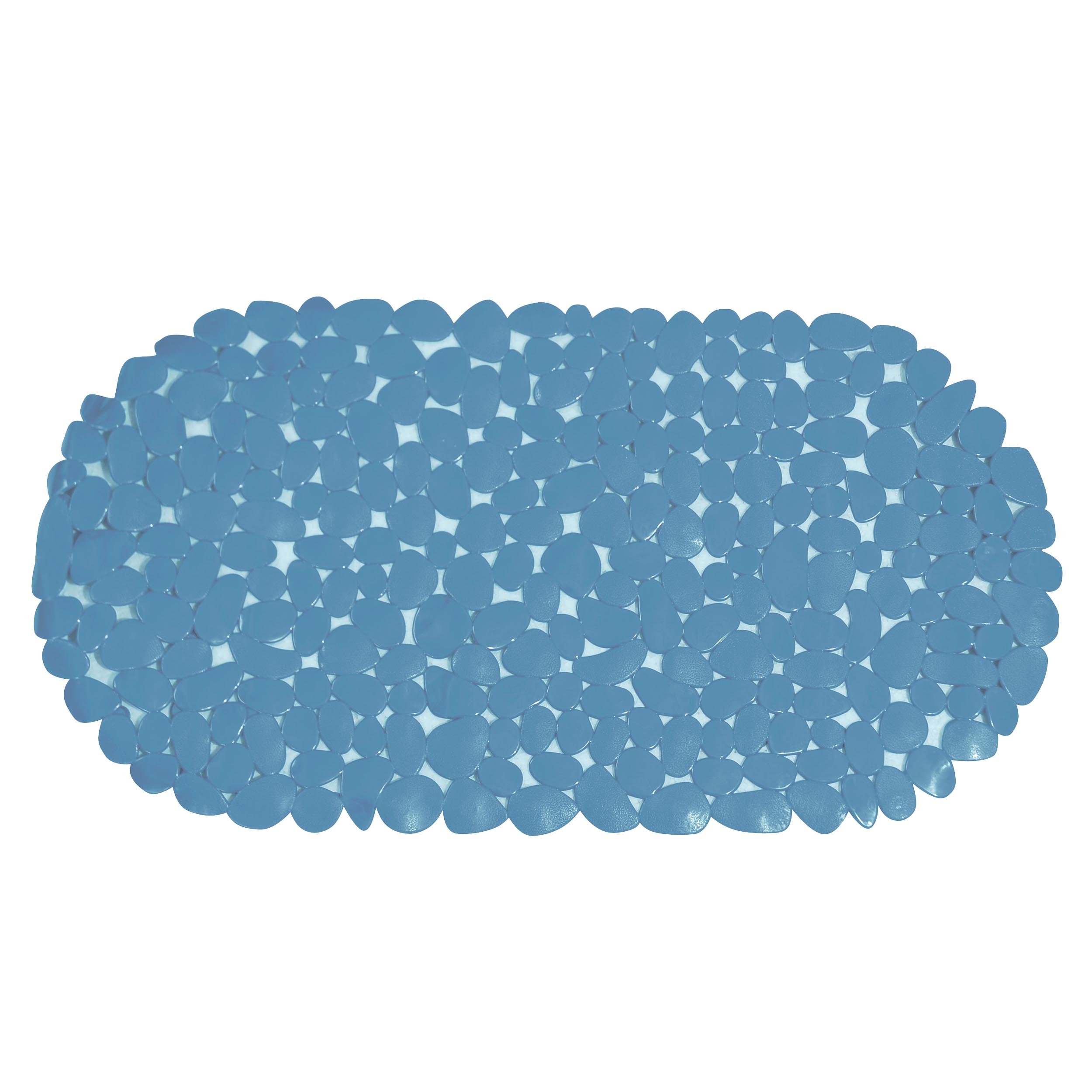 MSV "Pebbles Bathtub Mat, Grey, 68 x 35 cm
