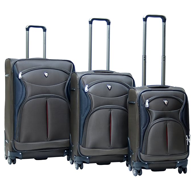 CalPak Sydney Spinner Expandable 3Piece Luggage Set Amazon.co.uk Luggage