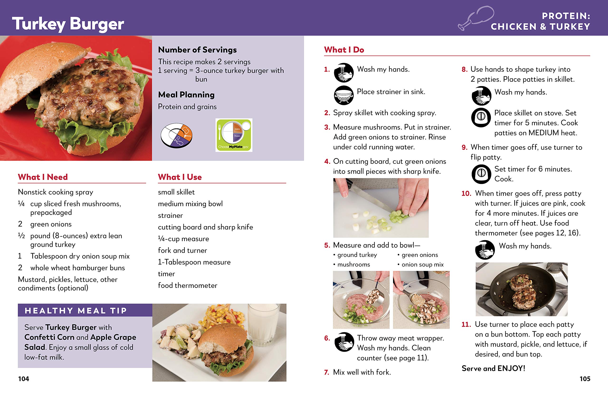 Let’s Cook!: 55 Quick and Easy Recipes for People with Intellectual Disability