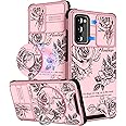 Buleens for Samsung Galaxy S20 FE Case 5G 6.5" - with Ring Stand & Camera Cover Aesthetic Cute Designed for Women Girls Girly Pretty Roses Flowers for Galaxy S20 FE 5G Case Compatible with Magsafe