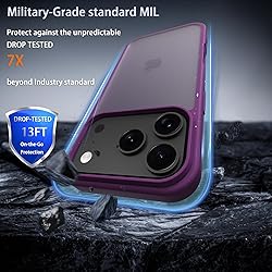 EUMADOVE for iPhone 17 pro Case Translucent Matte