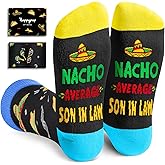 HAPPYPOP Novelty Family Gifts - Gifts for Son Uncle Grandson Nephew, Funny Men Socks