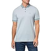 Armani Exchange Mens Cotton Pique Polo with Circle Logo