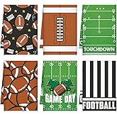 Bencailor 6 Pcs Football Kitchen Towels Decorative Football Dish Hand Towels Sports Theme Absorbent Dish Cloths Tea Washcloths for Bathroom Gift Sports Lovers