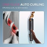 TYMO CURLPRO Automatic Rotating Curling Wand 1.25 inch Gray view 2