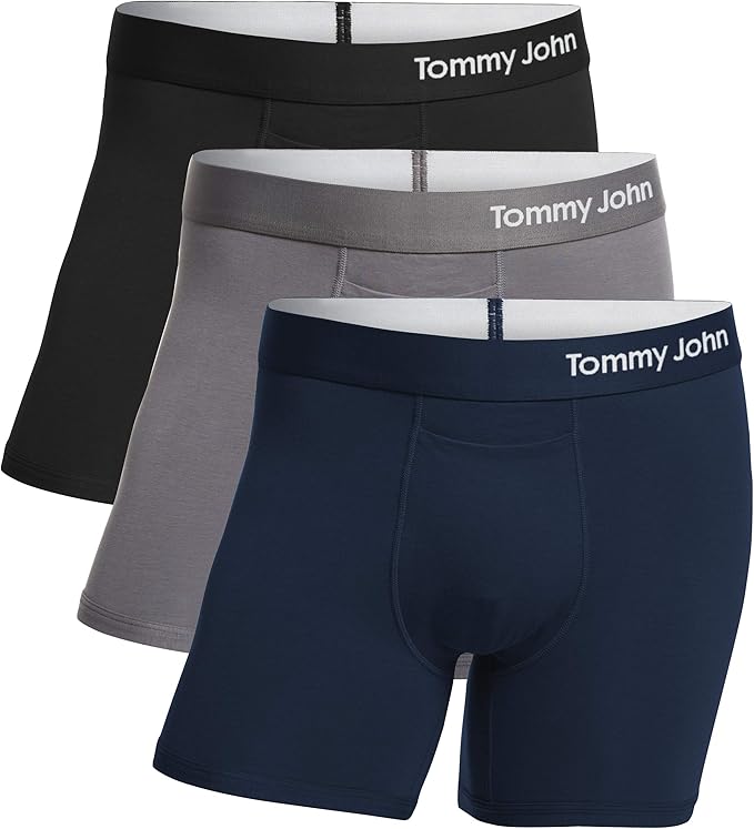 Men's Cool Cotton Trunks 3 Pack Comfortable Breathable Soft