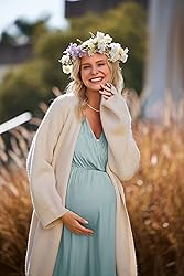 Ekouaer 3 in 1 Labor/Delivery/Hospital Gown