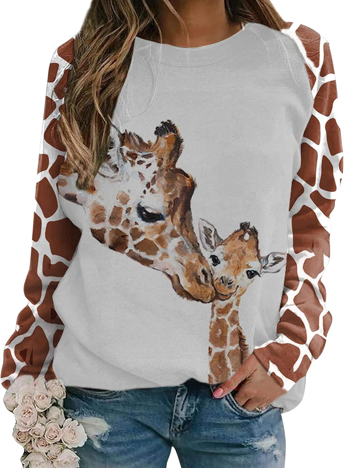 h&m giraffe jumper