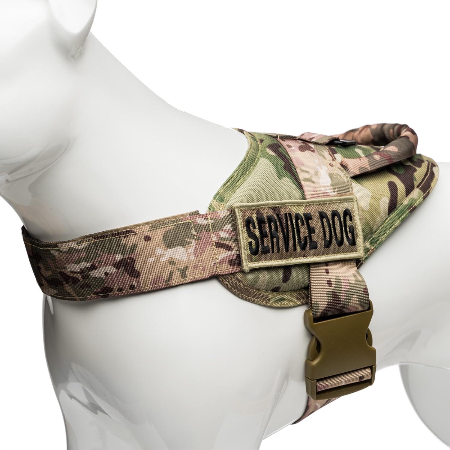 Industrial Puppy Camo Service Dog Vest Harness with