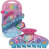 Lisa Frank x Kitsch Glitter Hair Clip for Women - Dancing Dolphins, 1pc | Secure Hold Claw Clip &ndash; Sparkly Hair Accessories with Strong Grip, Comfortable For Everyday Wear &ndash; Recycled Marble Acrylic