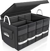 Oasser Car Boot Organiser Trunk Organizer 65L 60x35x30cm 1680D Waterproof