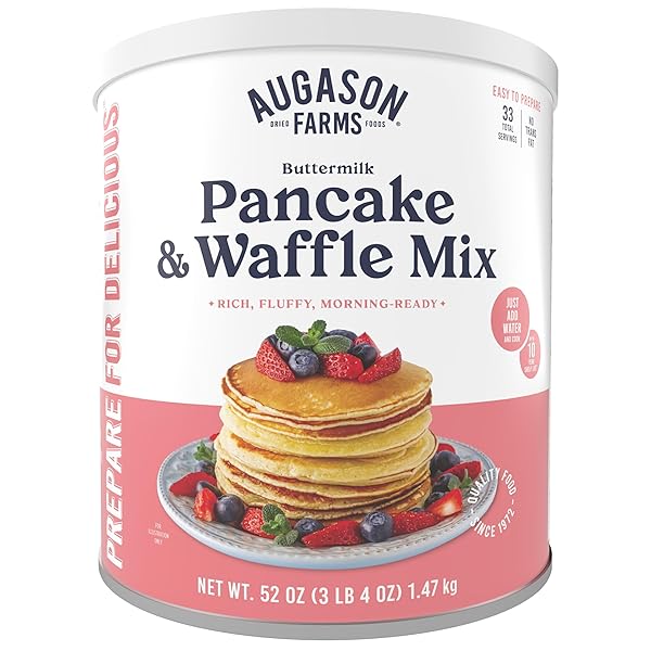 BUTTERMILK PANCAKE AND WAFFLE MIX CAN EMERGENCY FOOD...