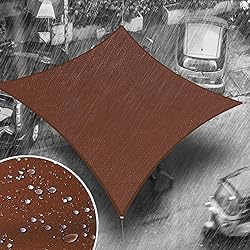 Royal Shade 4' x 16' Brown Rectangle Waterproof Sun
