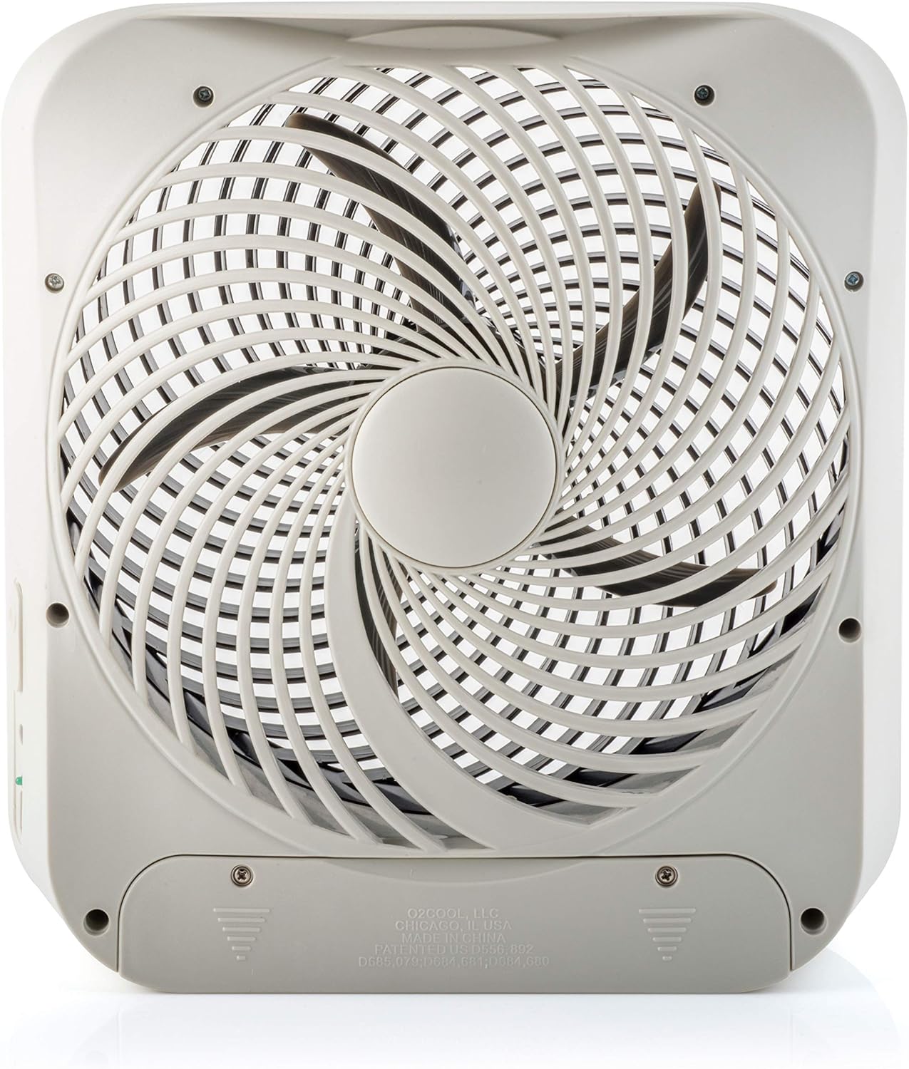 Treva 10-Inch Portable Desktop Air Circulation Battery Fan - 2 Cooling Speeds - With AC Adapter: Garden & Outdoor