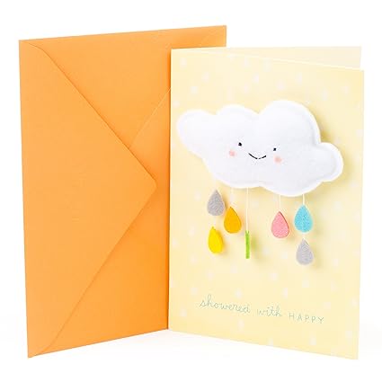 Hallmark Signature Baby Shower Card Showered With Happy Hallmark Signature Baby Shower Card Showered With Happy