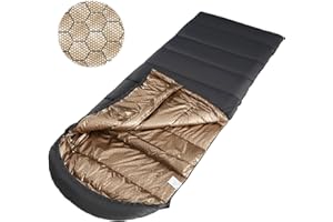 WILDROOTS Warm Sleeping Bags for Adults, Backpacking Lightweight, Cold Weather Sleeping Bag for Warm Camping Hiking Outdoor, Travel Hunting with Compression Bags