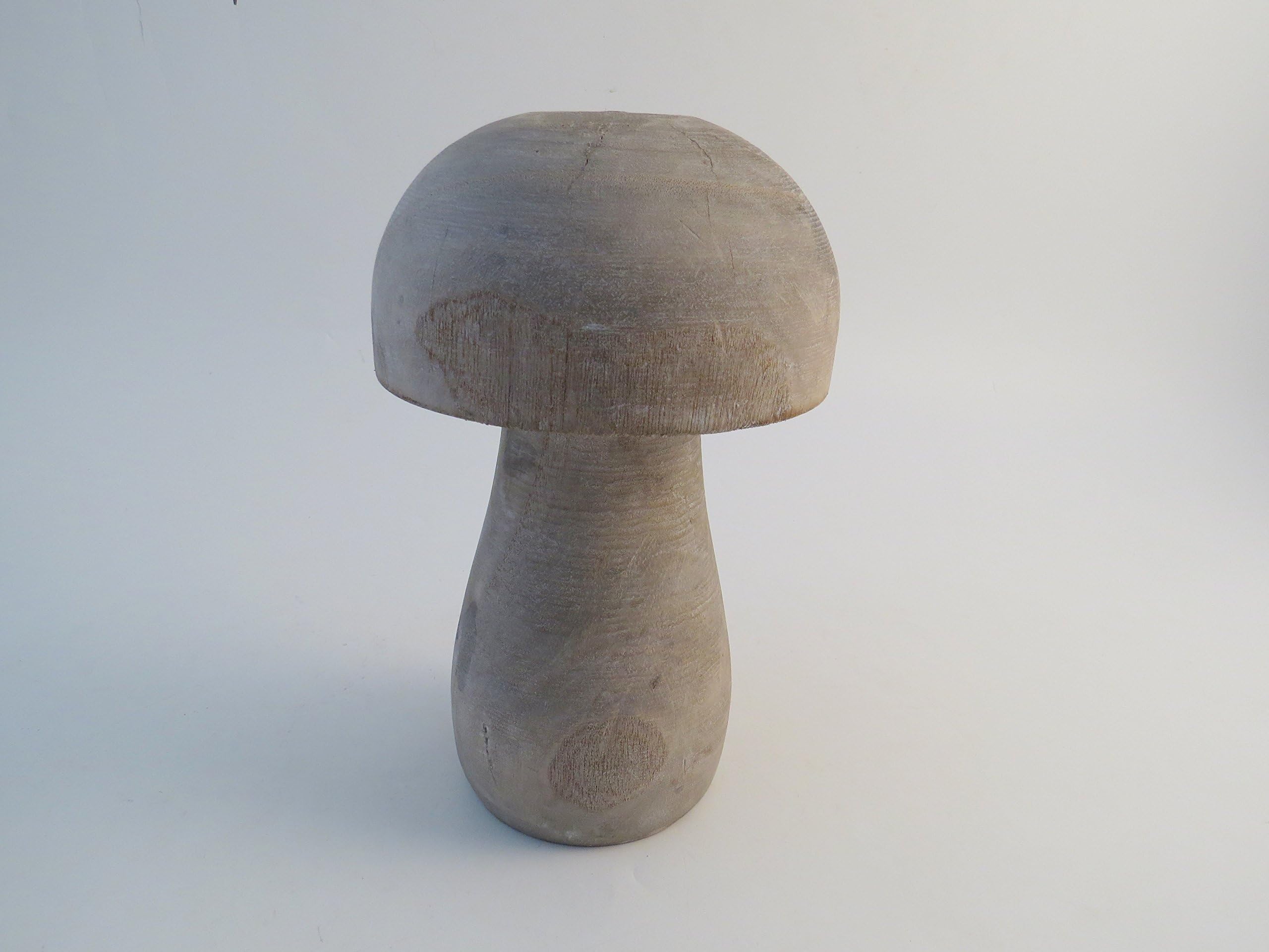 Large wooden toadstool/mushroom garden ornament