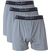 Chill Boys Performance Boxers 3 Pack Men's Underwear Cool Mens Boxers. Moisture Wicking Underwear. Comfortable Boxer Shorts