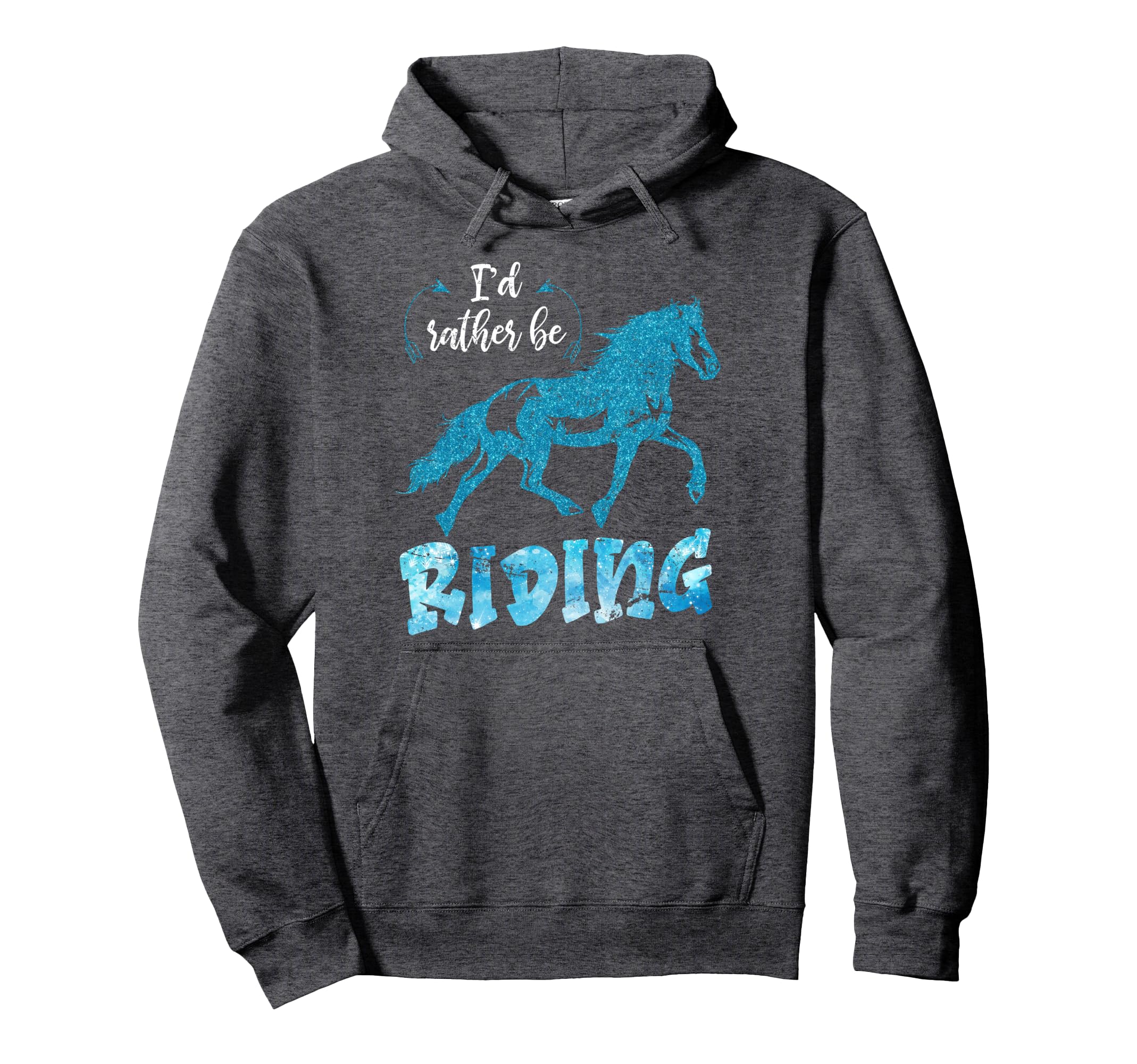 Horse Riding Hobby Equestrian Horse Rider Animal Gift Horse Pullover Hoodie