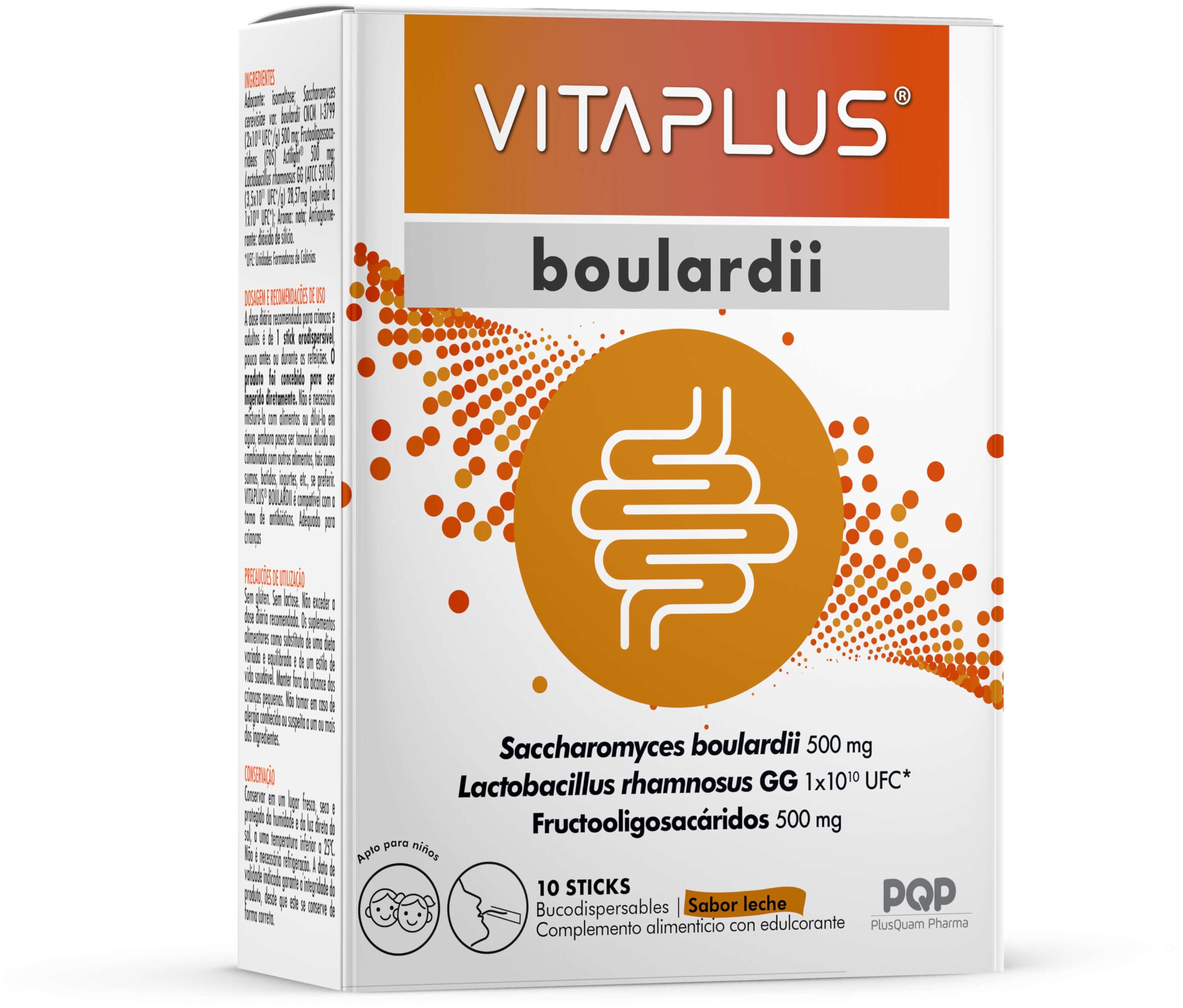 VITAPLUS BOULARDII 10 Sticks BUCOD