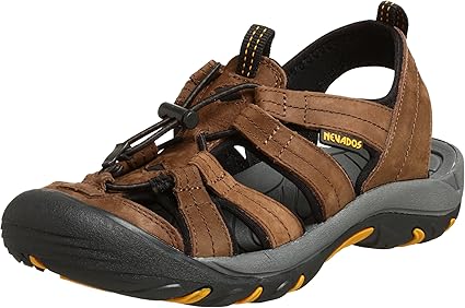 Amazon Com Nevados Men S Kariba Aqua Sandal Dark Brown 10 M Us Sport Sandals Slides