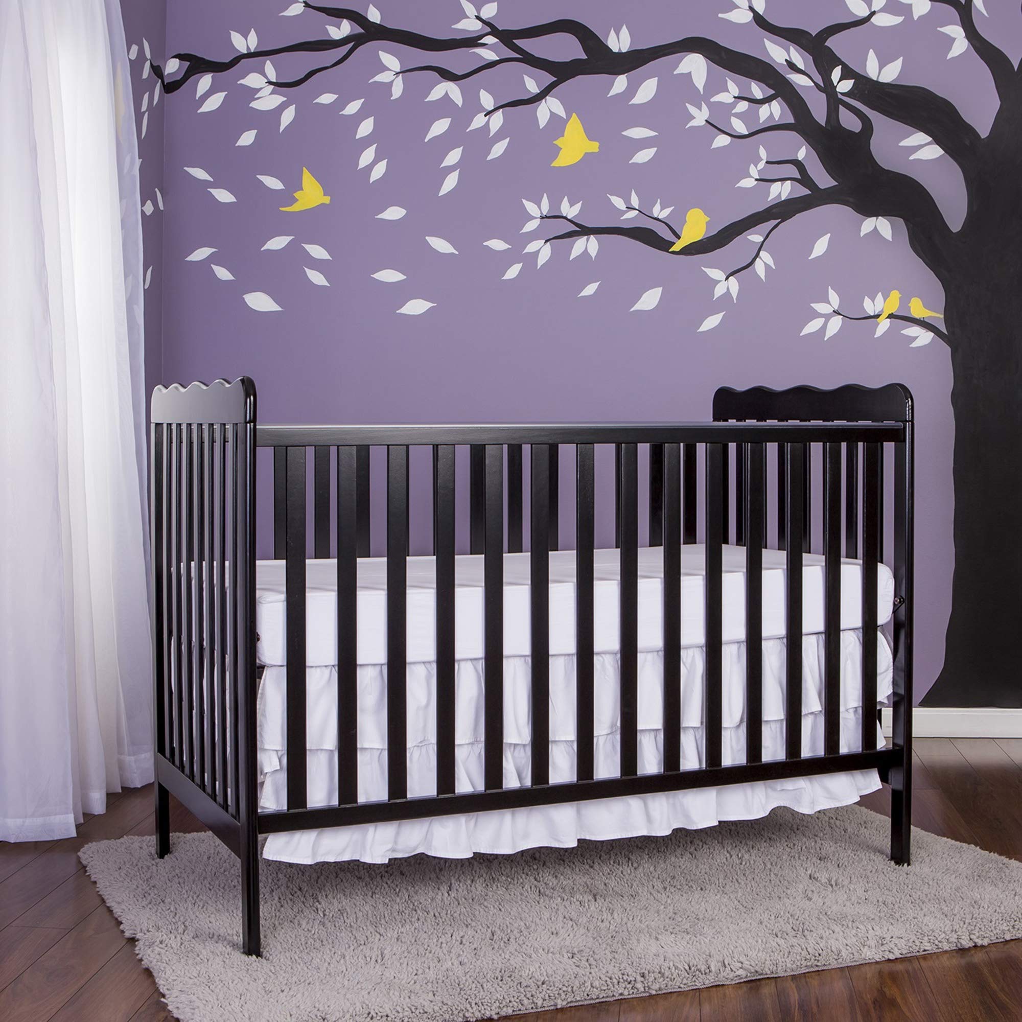 Dream On Me, Carson Classic  3 in 1 Convertible Crib in Black