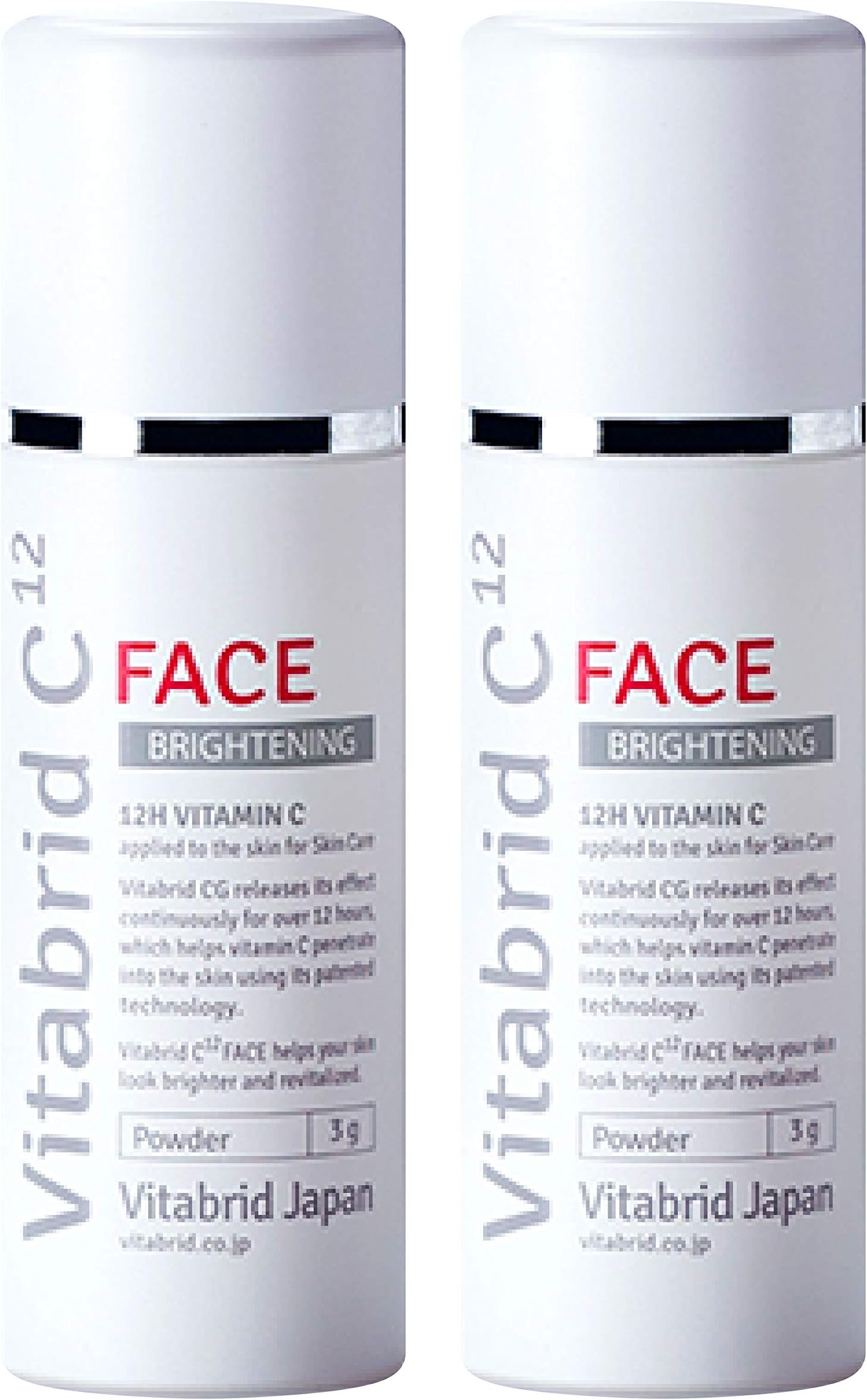 [Pure Vitamin C Powder] Vitabrid C Face, Brightening, 0.1 oz (3 g), Hybrid Vitamin C, 12 Hour Pack, For Facial Beauty