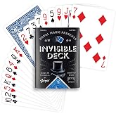 Playing Cards &ndash; Invisible Deck of Cards Trick Made with Authentic Bicycle Playing Cards, Magic Card Trick for Beginners &amp; Pros, Includes Special Bicycle Cards &amp; Instructions (Blue)