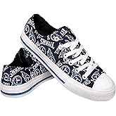 FOCO Tennessee Titans NFL Womens Low Top Repeat Print Canvas Shoes - 7