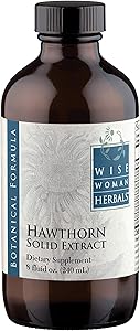 Wise Woman Herbals – Hawthorn Berry Extract Liquid - Extra Strength 4:1 Extract - Alcohol-Free - for Cardiovascular Health and Heart Function - 8 oz