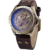 AMPM24 Vintage Bronze Case Automatic Mechanical Skeleton, No Color, Size No Size
