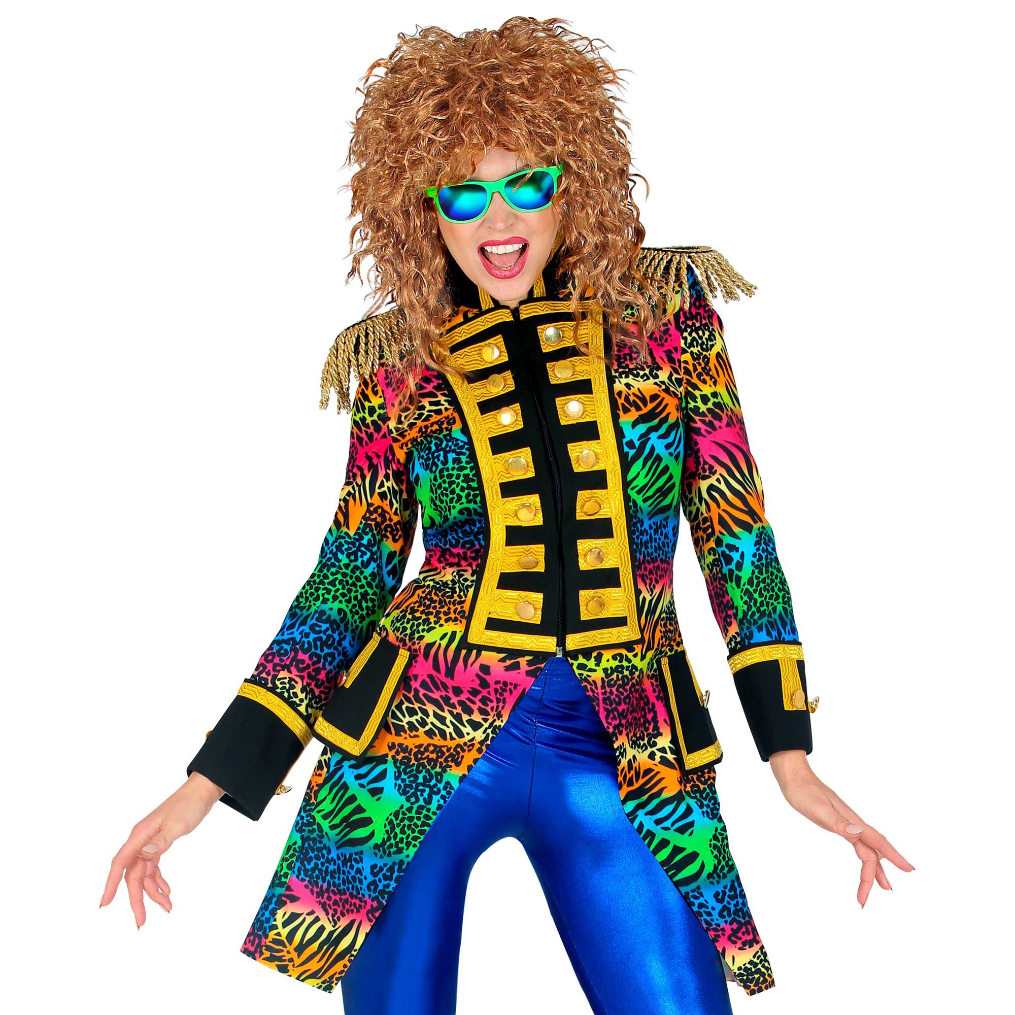 W WIDMANN MILANO Party Fashion - 80s Style Parade Tailcoat, Guard Uniform, Animal Print, Circus Director, Rock Star, Costume