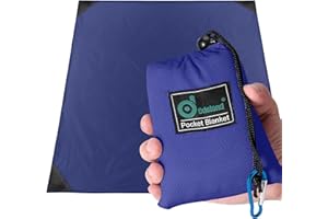 Odoland Beach Blanket, SandProof Waterproof Picnic Blanket, Portable Lightweight Beach Mat with Pocket Bag for Outdoor
