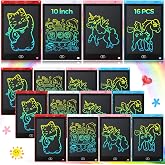 Tinlade 16 Pack LCD Writing Tablet 10 Inch Bulk Kids Drawing Pad Erasable Toddler Doodle Board Reusable Colorful Electronic Drawing Tablets Educational Toys Gifts for 6 7 8 Years Old Boys Girls