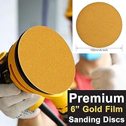 Premium Material,6" Sanding Discs 100 Pcs 220Grit