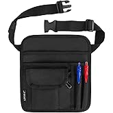 Server Waist Money Pouch Bag Restaurant Utility Tool Belt Apron with Adjustable Belt for Waiter Waitress Fanny Pack Pocket Or