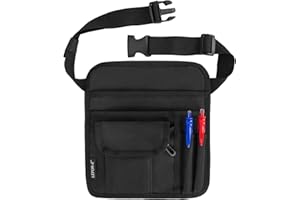 Server Waist Money Pouch Bag Restaurant Utility Tool Belt Apron with Adjustable Belt for Waiter Waitress Fanny Pack Pocket Or