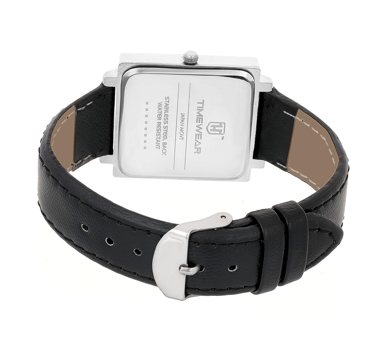 timewear analog black dial men's watch - 135bdtg