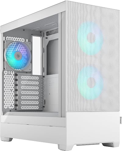 Fractal Design Pop Air RGB White Tempered Glass TG Front ATX Mid Tower Case