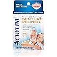 Acryline Advanced Formula Denture Reliner - Refit and Tighten Dentures/for Both Upper & Lower Dentures/Easy Application