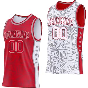 Custom Reversible Basketball Jerseys Men Women Youth, Design Your Own Sports Practice Shirt & Shorts Set Printed Name
