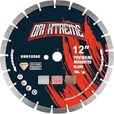 ORIXTREME 12 Inch Diamond Saw Blade, General Purpose Segmented Blade | Dry/Wet Cutting Concrete, Reinforced Concrete, Masonry, Brick, Block, 1"-20mm Arbor