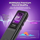 ZIPCIDE 2GB Digital Voice Activated Recorder HD Dual MIC DSP Noise Reduction view 4