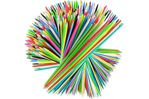 CLESDF Pick Up Sticks - 240 Pieces Classic Pickup Sticks Retro Toys with 1 Black Bag for Family Fun Game Present