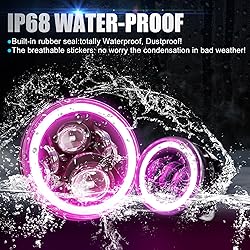 SUPAREE Round RGB 7 Inch LED Headlight Fog Lights