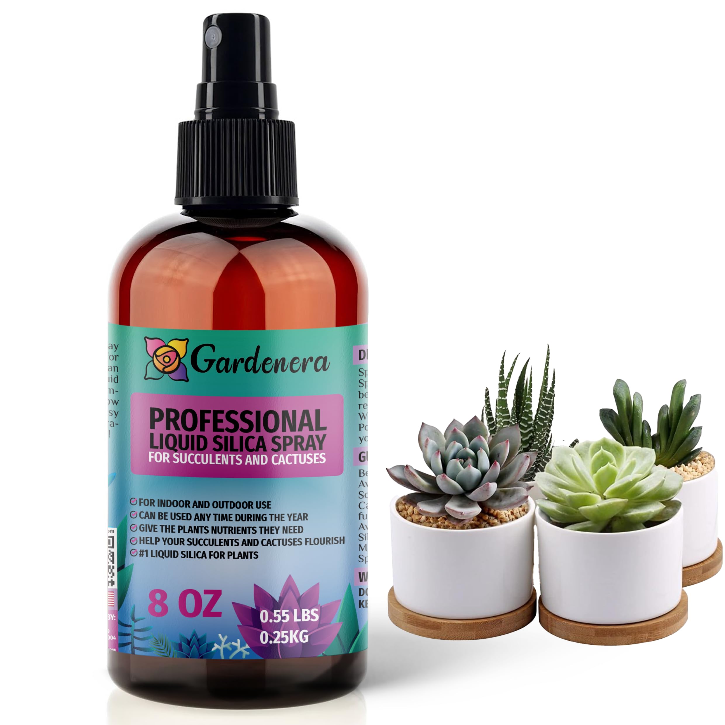 Photo 1 of ???????? Liquid Silica Boost Fertilizer and Supplement Spray for Succulents and Cactuses Plants – Pre-Mixed, Ready-to-Use Liquid Silicon Plant Superfood Mist for Indoor & Outdoor Plants – 8oz