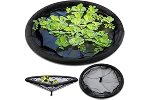 DANHMAO 2Pack Round Floating Flora Fish Barrier Floating Island Plant Protector Floating Flora Island for Pond Protects Your Floating Plants from Pond Fish
