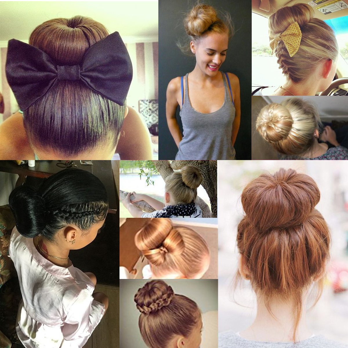 Hair Donut Bun Maker Ring Style Doughnut Shaper Chignon Former For