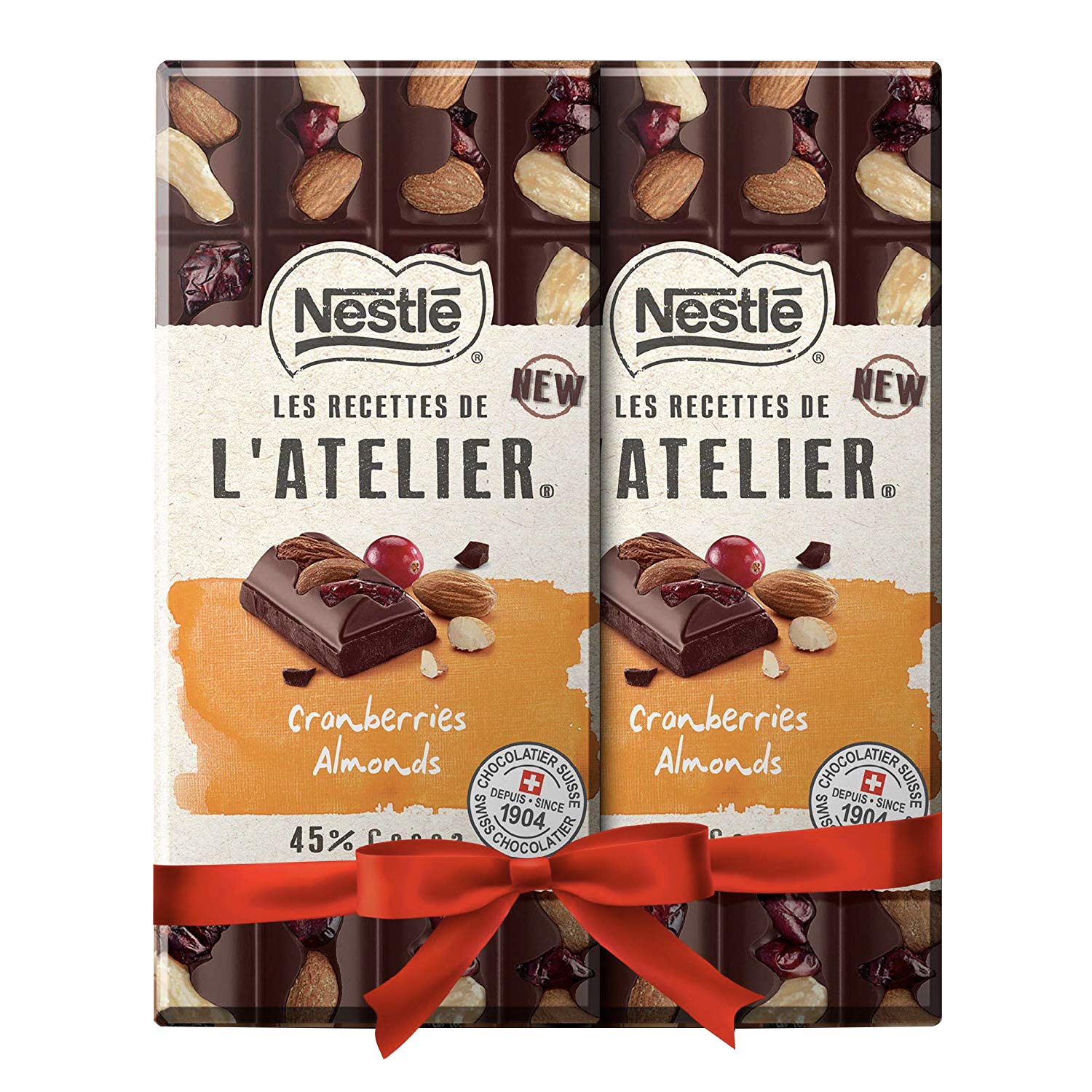 Les Recettes De L Atelier Swiss Chocolate Cranberries Almonds Dark Chocolate 390g Pack Of 2 Tablets Buy Online In Aruba At Aruba Desertcart Com Productid