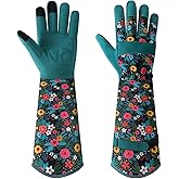 Trifabricy Gardening Gloves for Women - Long Garden Gloves with Grip Breathable, Thorn-Proof Puncture-Resistant Work Gloves